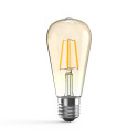 102802006 Лампа Gauss LED Filament ST64 E27 6W Golden 2400K1/10/40