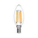 103801213 Лампа Gauss Filament Свеча 13W 1150lm 4100К Е14 LED 1/10/50