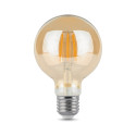 105802006 Лампа Gauss LED Filament G95 E27 6W Golden 2400K 1/20