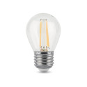 105802205-D Лампа Gauss LED Filament Шар dimmable E27 5W 450lm 4100K 1/10/50