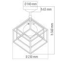 Потолочный светильник DeMarkt Призма 726010301