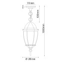 Подвесной светильник DeMarkt Фабур 804010801