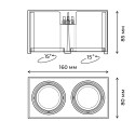 Накладной светильник DeMarkt Прайм 850011502